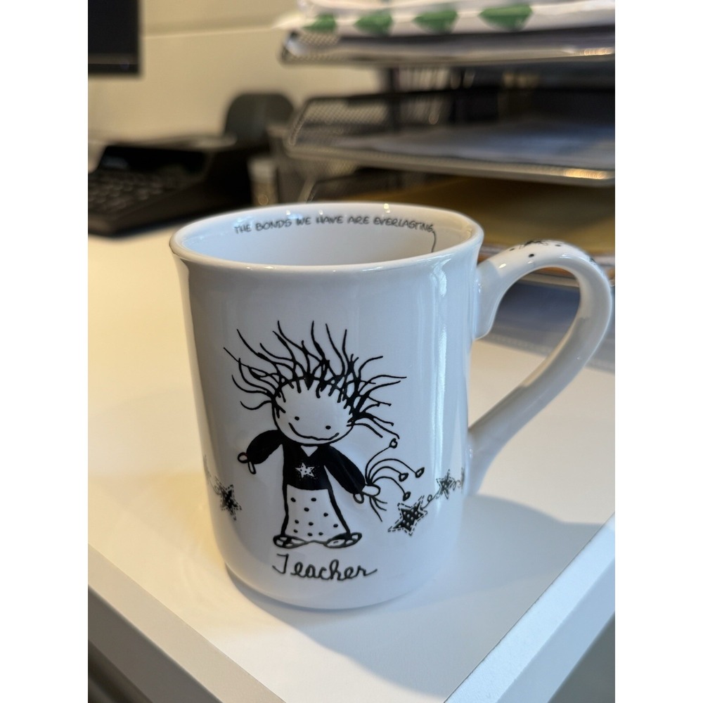 TEACHER 3D Ceramic Coffee Mug by‎ Enesco Children of The Inner Light Gift